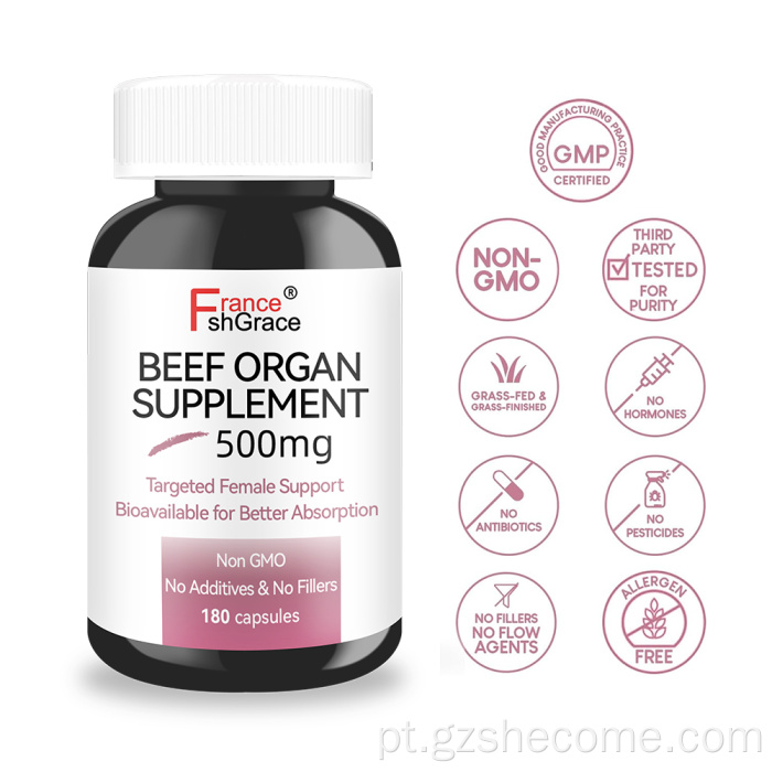 Suplemento para órgãos de carne bovina Shecome Saúde Feminina